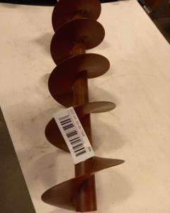 Worm gear pair d135 0.50m left for SE25/40 red M&M